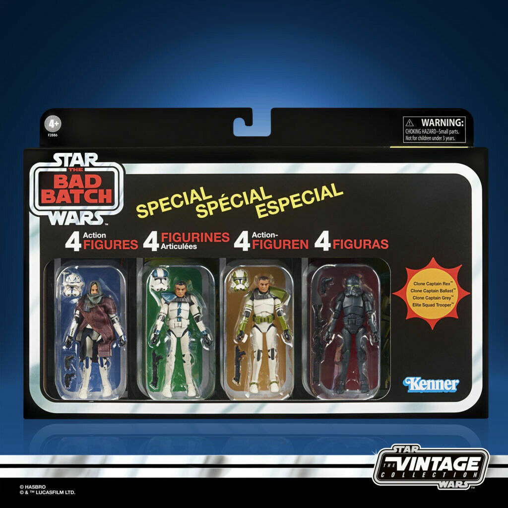 Star Wars The Vintage Collection The Bad Batch 4 PACK ( AMAZON) Pre-Order.