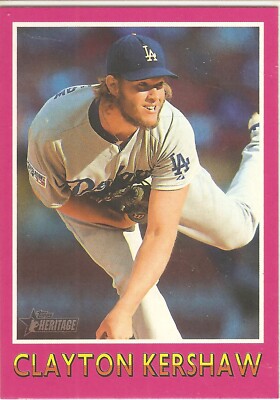 2024 TOPPS HERITAGE CLAYTON KERSHAW 75 BASEBALL SENSATIONS