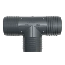 Lasco 1401-020 2" Barbed Insert Tee PVC For Connecting Pipes
