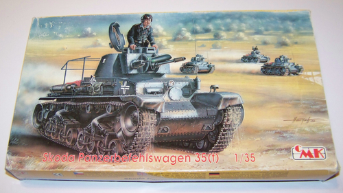 CMK 1/35 Skoda Panzerbefehlswagen 35(t) Open Box Sealed Parts No. T35010