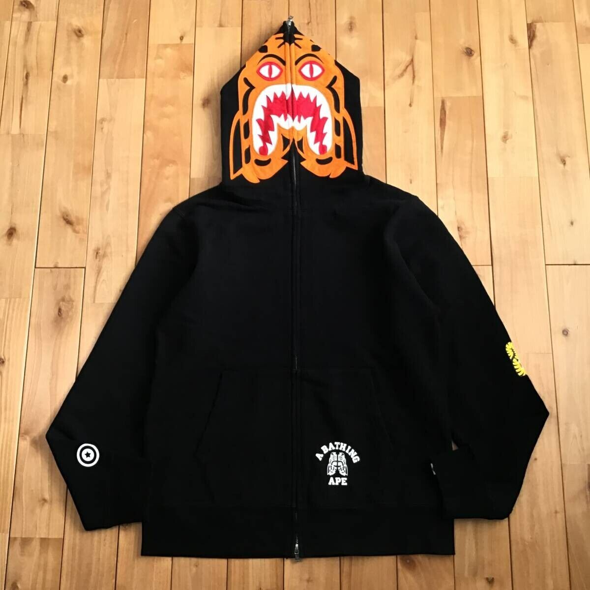 BAPE Tiger full zip hoodie Black A Bathing Ape Size L | eBay BAPE Tiger full zip hoodie Black A Bathing Ape Size L | eBay