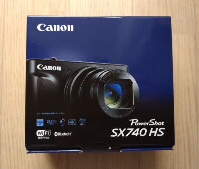 Canon PowerShot SX740 HS Black Compact Digital Camera Zoom