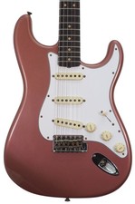 Fender Custom Shop 1963 Stratocaster Journeyman Relic, Aged Burgundy Mist Metall