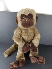 VINTAGE  24K Polar Puffs Mighty Star Plush Brown Monkey 20" #4826 CoCo