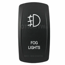 OTRATTW Carling Technologies Contura 5 Rocker Switch, FOG LIGHTS, BLUE LEDs