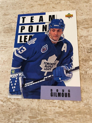 1993-94 Upper Deck Hockey #306 Doug Gilmour Points Leader