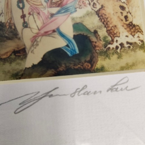 Vintage Chinese Geishas Art Print Signed Yun Shan Lau Numbered 60/200 - Picture 5 of 24
