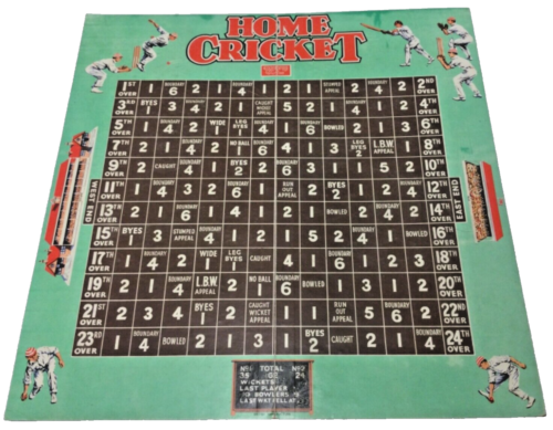 Vintage Cricket Board Games x 2 Cricket At Lords Chad Valley, Home Cricket Pepys - Picture 16 of 20