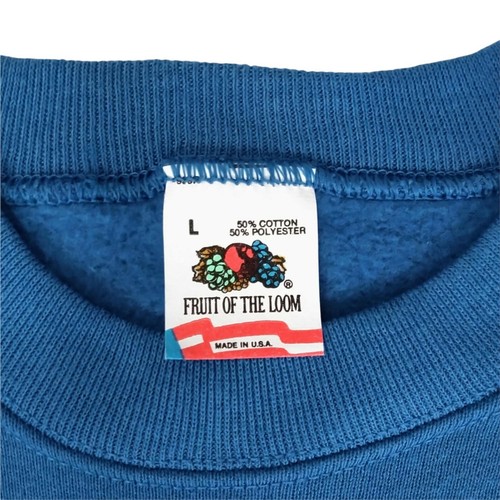 Vintage Fruit of the Loom Raglan Sweatshirt Blank Med L XL USA NOS - Bild 9 von 19