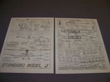VINTAGE..STANDARD MODEL "J "..3-VIEWS/STRUCTURE/PROFILES....RARE! (278B)