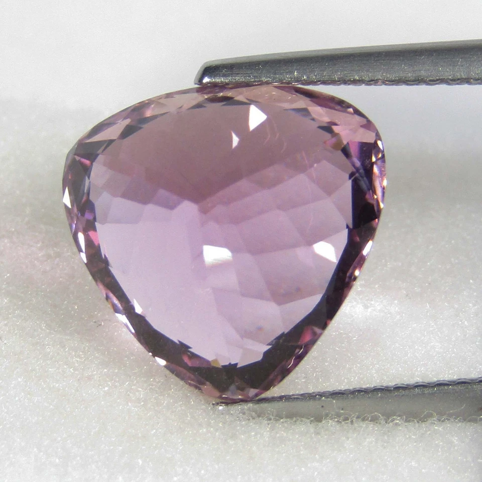 9.90Cts Natural Hot Pink Kunzite 13mm Trillion Cut Collection Afghanistan Gem - Image 2 of 4
