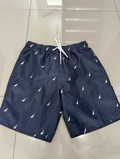 Nautica Sailboat Swim Trunks Shorts Navy Blue Size Small