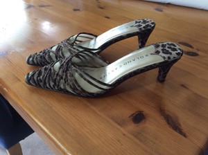 animal print mules uk