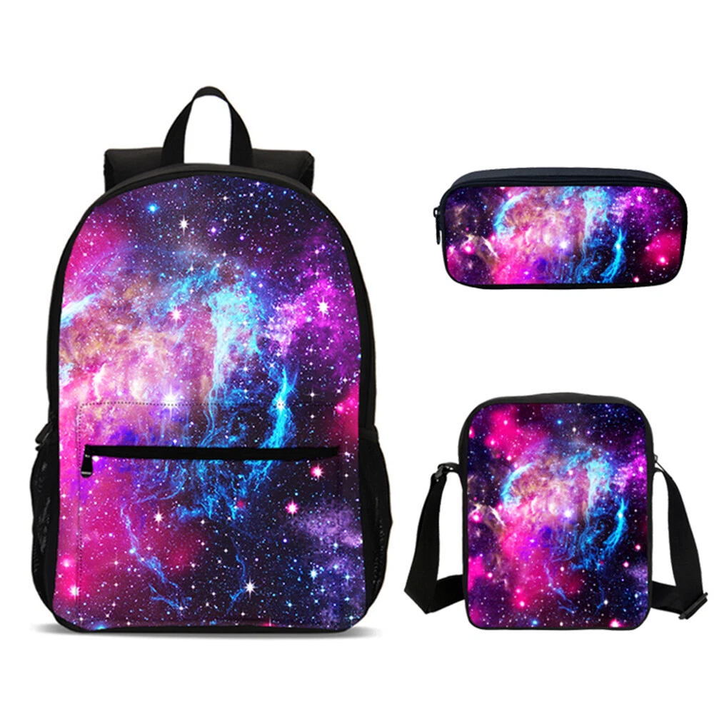 Galaxy Cosmos Backpack Set, Back to School Gift for Kid