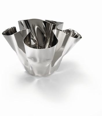 Philippi Design Windlicht/Vase ''Margeaux'' Edelstahl  Modern 105010 TOP Geschenk
