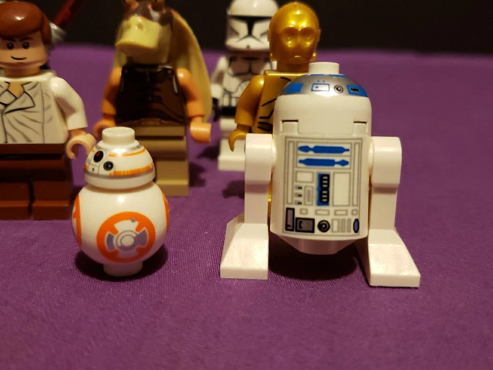 Lego Star Wars Minifigura Lote Guerrero Geonosiano Gungan Soldier C3PO Darth Chewy Foto 2 de 4