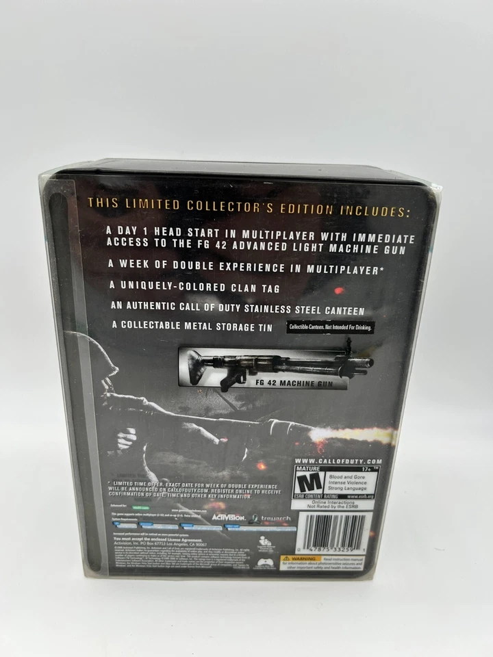 CALL OF DUTY WORLD AT WAR LIMITED COLLECTOR'S EDITION PC Computer CIB Complete - Image 3 of 4