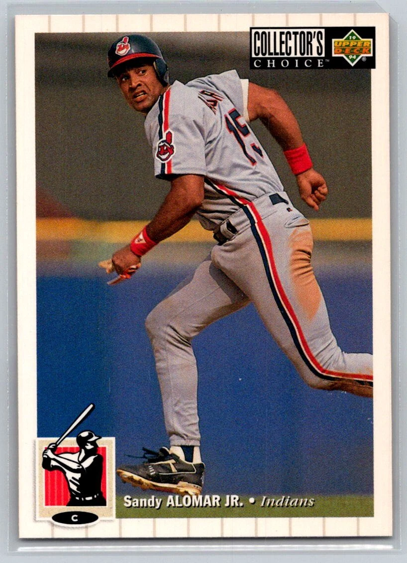 💎1994 Collector's Choice Baseball #34 Sandy Alomar Jr. - Indians💎