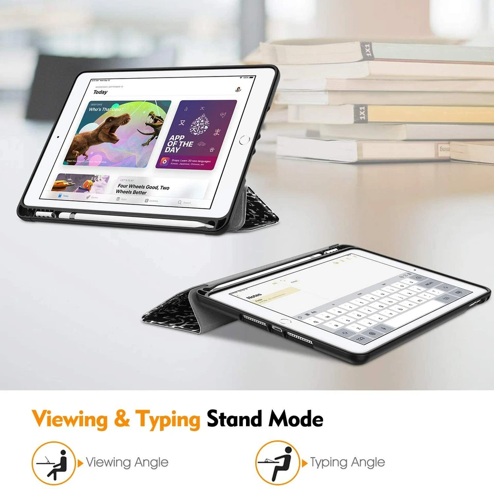 Case for for Apple iPad Air 2 and iPad Air 1 Smart Cover with Auto Wake Sleep - Image 4 of 4