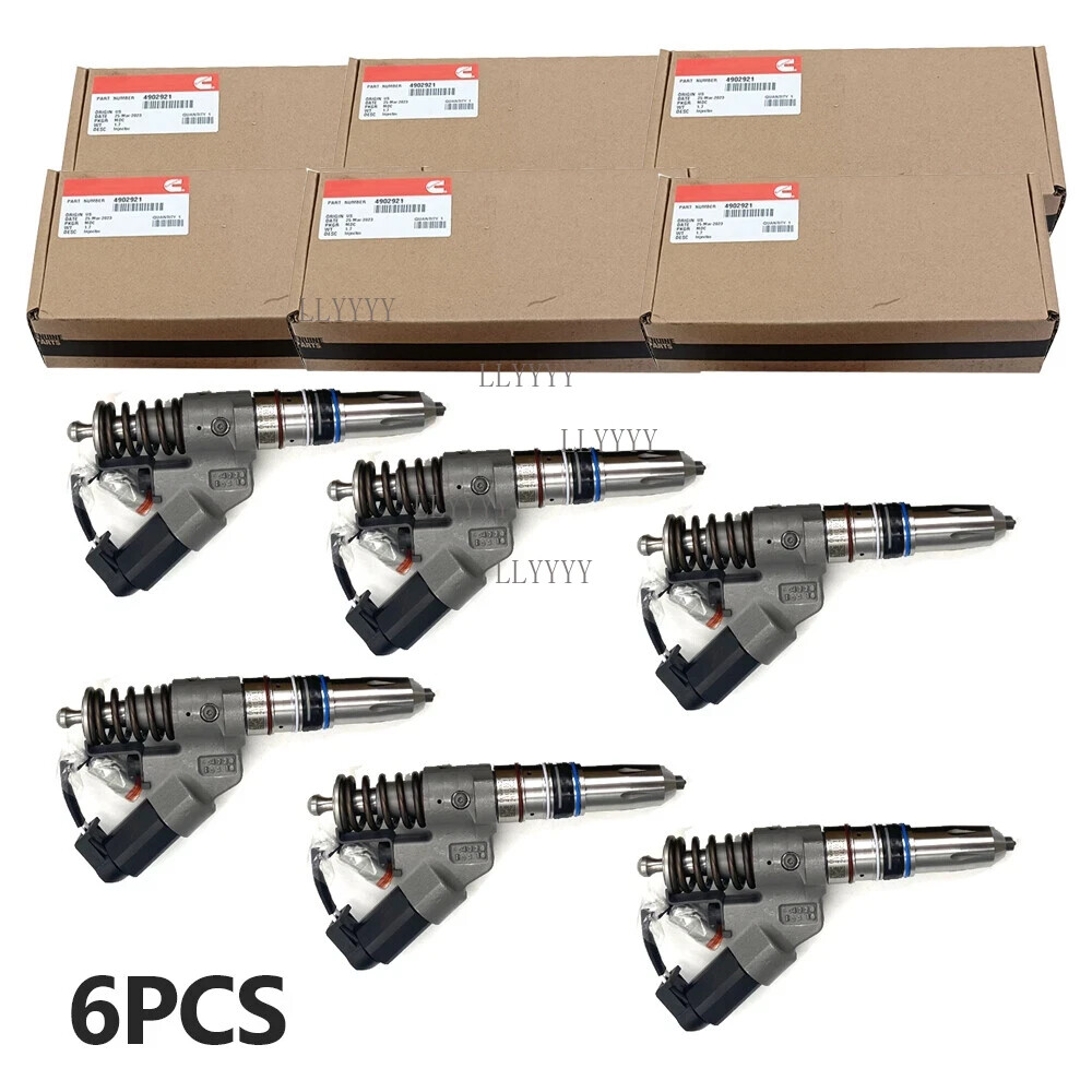 6X Diesel Engine Fuel Injector 4902921PX 4902921 Fit For Cummins ISM11 QSM11 M11
