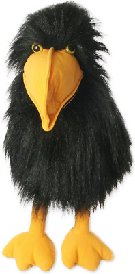 The Puppet Company - Große Vögel - Krähe Handpuppe, 45 Zentimeter