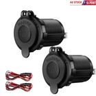 <!--F#f_0-->2X 12V Car Cigarette Lighter Socket Waterproof USB Charger Power Adapter Outlet<!--F/-->
