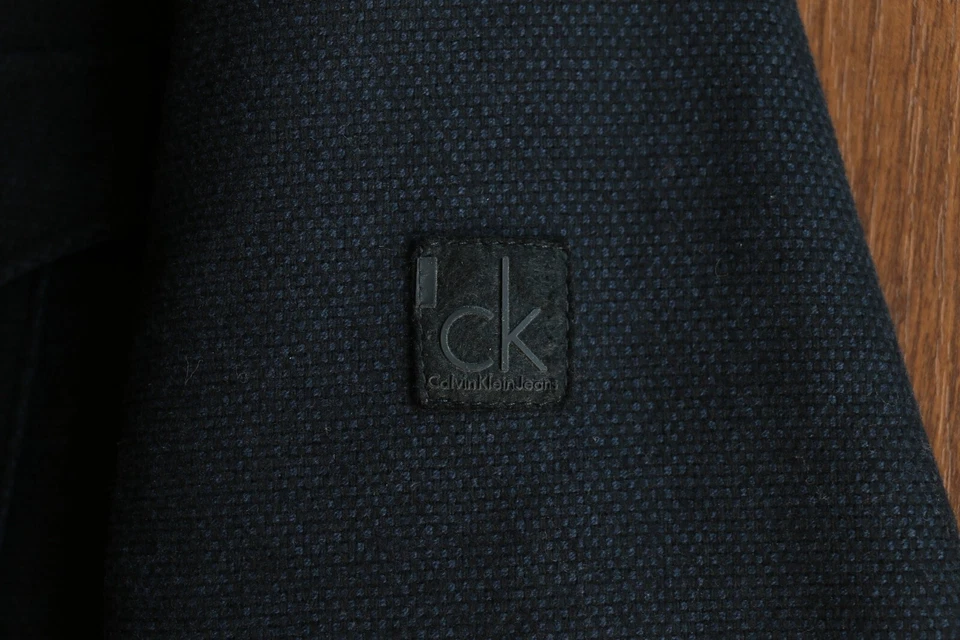 Calvin Klein Odis Mens Jacket, Made in Italy, Size M, Cotton/Wool Blend Coat - Image 3 of 4