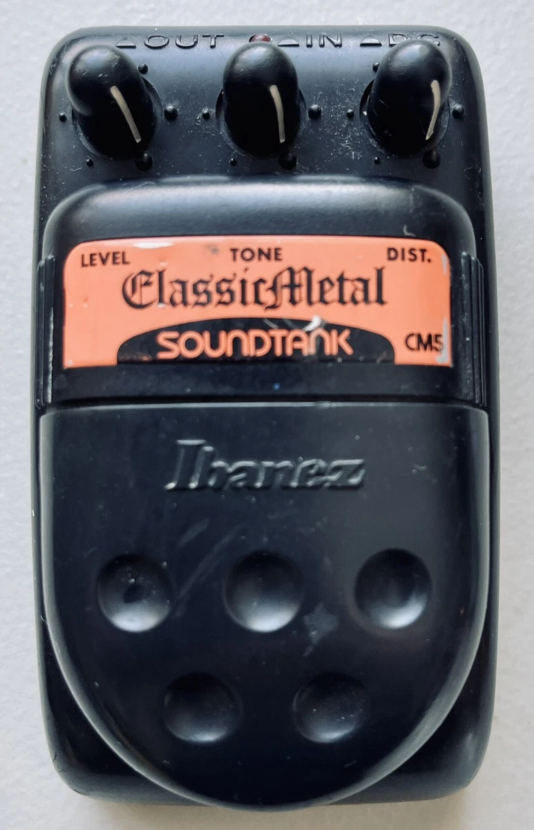 Ibanez CM5 Soundtank Classic Metal Distortion Rare Vintage Guitar Effect Pedal