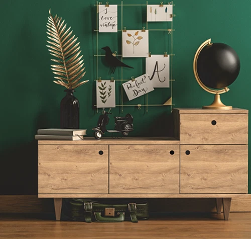 13,89€/m² Selbstklebende Folie Klebefolie Möbel Küche Holz Optik Eiche rustikal - Bild 2 von 4