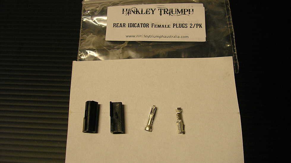 TRIUMPH America Speedmaster REAR BLINKER PLUG- Fits LENS - Female Pins ...