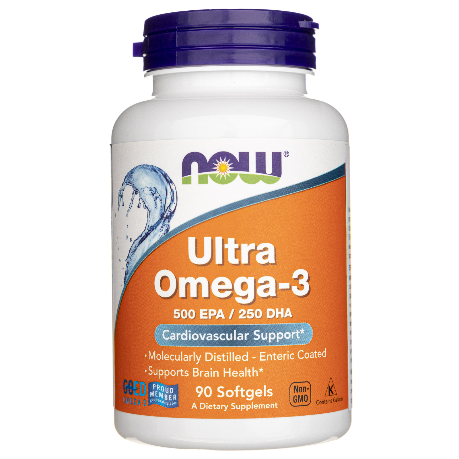 Now Foods Ultra Omega-3 500 EPA / 250 DHA 90 cápsulas