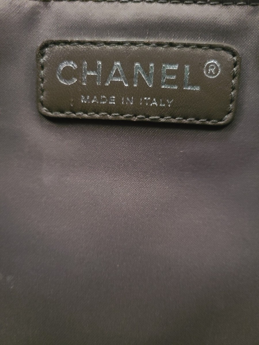 CHANEL Grand Shopping Tote GST Bag Dark Brown Quilted Caviar