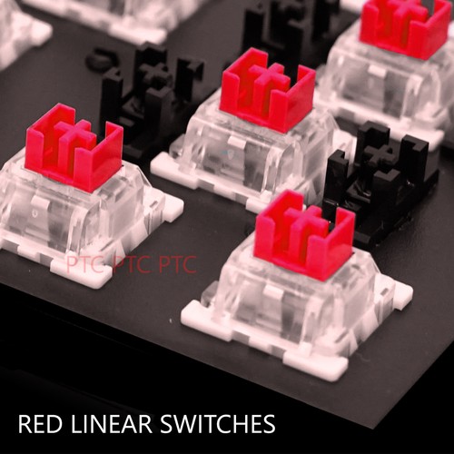 60% Compact Wired True Mechanical Gaming Keyboard 61 Keys RGB Backlit For PC PS4 - Picture 8 of 78