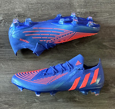 Adidas Predator Edge.1 Low FG Blue Red Mens Soccer Cleats NBY H02954 Size 11