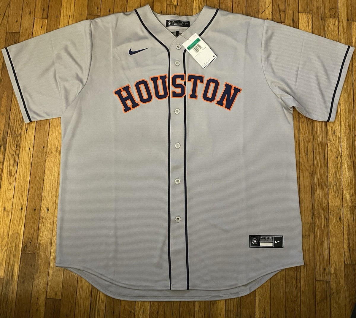 ◆MLB Korea◆ MLB Authentic Houston Astros Home 70360932 Nike MLB Authentic Houston Astros Yuri Gurriel Gray Baseball