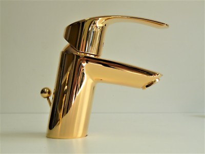 Grohe Eurosmart Basin Faucet Gold (24 Carat), Mixer Tap, Water Tap