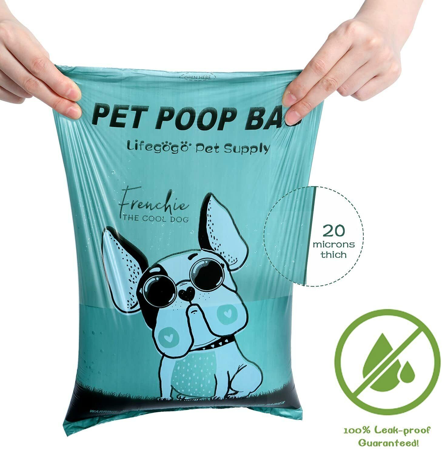 Biodegradable Poop Bags Pick up Pet Dog Waste Bags, 510 Count with 1
