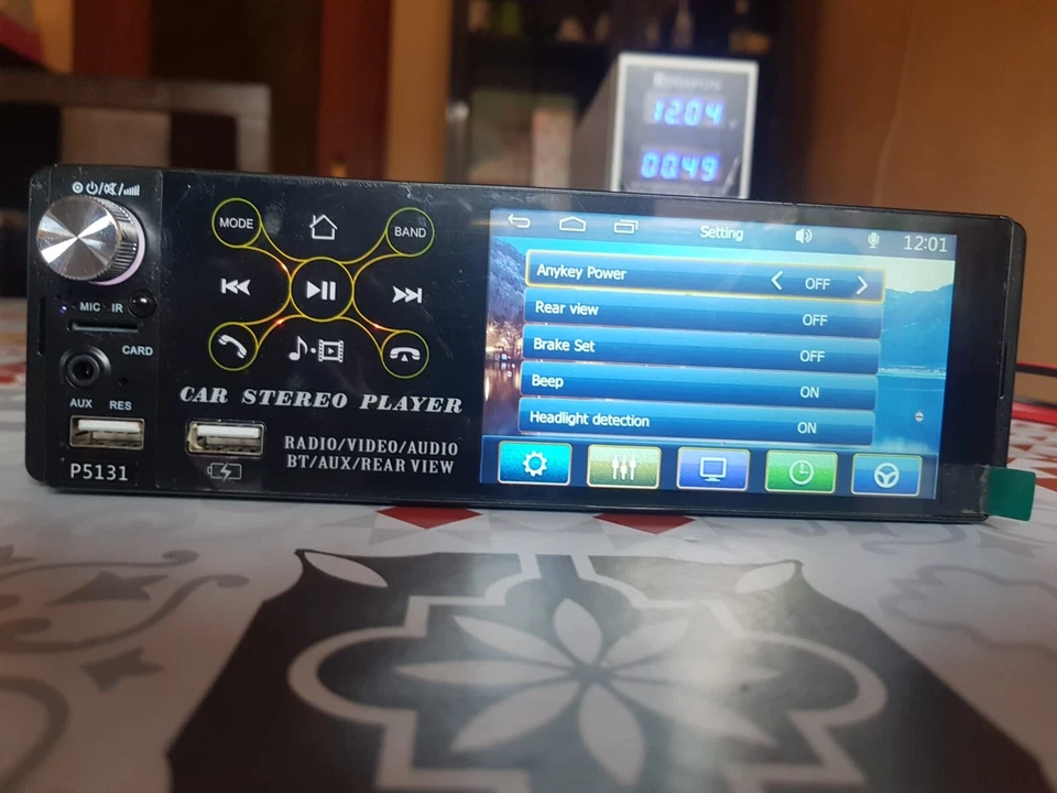 RADIO COCHE MP5 P5130 LOTE 8 ud. NUEVOS , 1DIN,mirrorlink,bluetooth,usb - Imagen 3 de 4