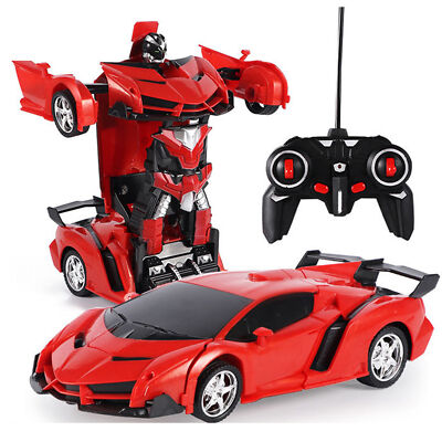Remote Control Car for Kids 360°Rotating RC Deformation Robot Cars