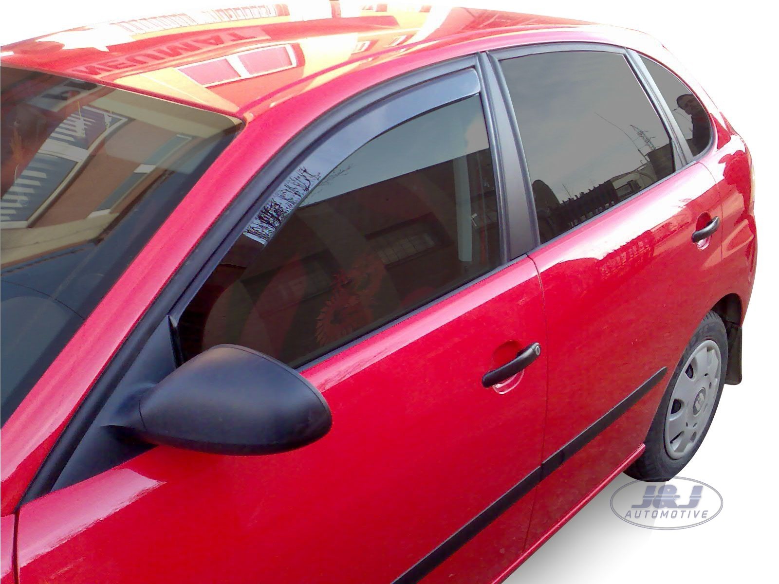 Déflecteurs de vent Seat Ibiza 2002-2009 HEKO en verre acrylique fumé premium