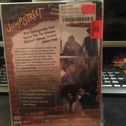 21 Jumpstreet Complete 1,2,3,4,5 Season Johnny Depp DVD Box Sets Great Shape - Picture 3 of 11