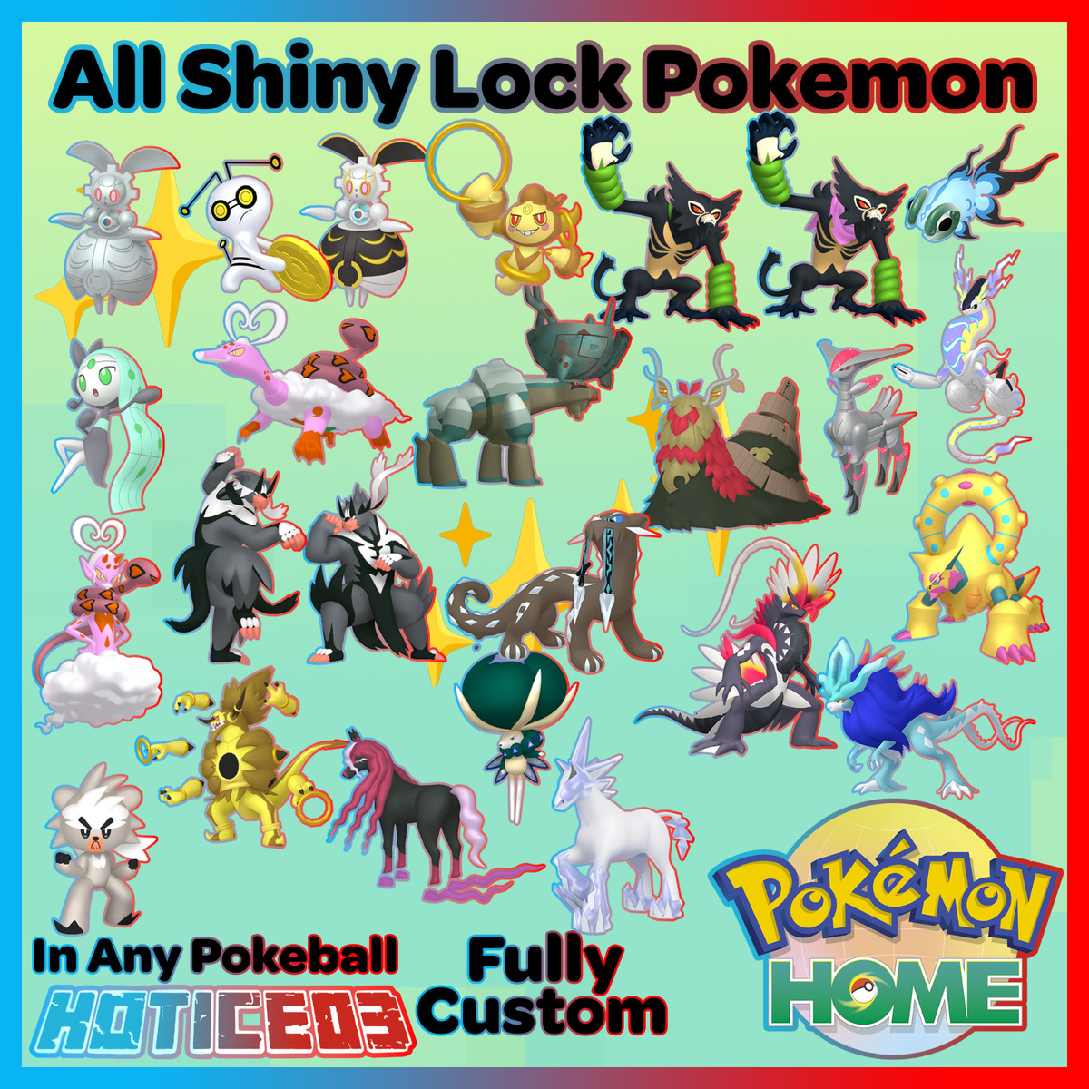 ✨ALL Shiny Locked Pokemon RARE 6IV✨ Pokemon Scarlet & Violet