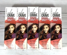 Clairol Color Crave Hair Makeup BRILLIANT RUBY RED Wash Out (5 Pack)