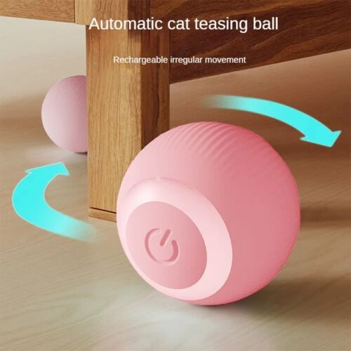Interactive Rolling Cat Toy - Automatic Rechargeable Moving Ball - Picture 5 of 6