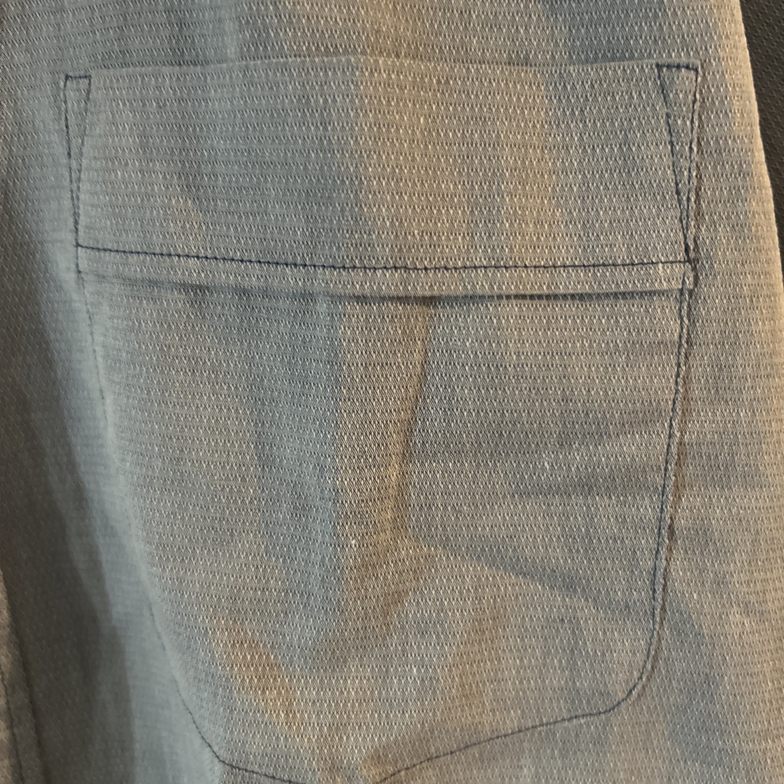 Camicia uomo Yves Saint Laurent colletto con bottoni blu 16 5 34 35