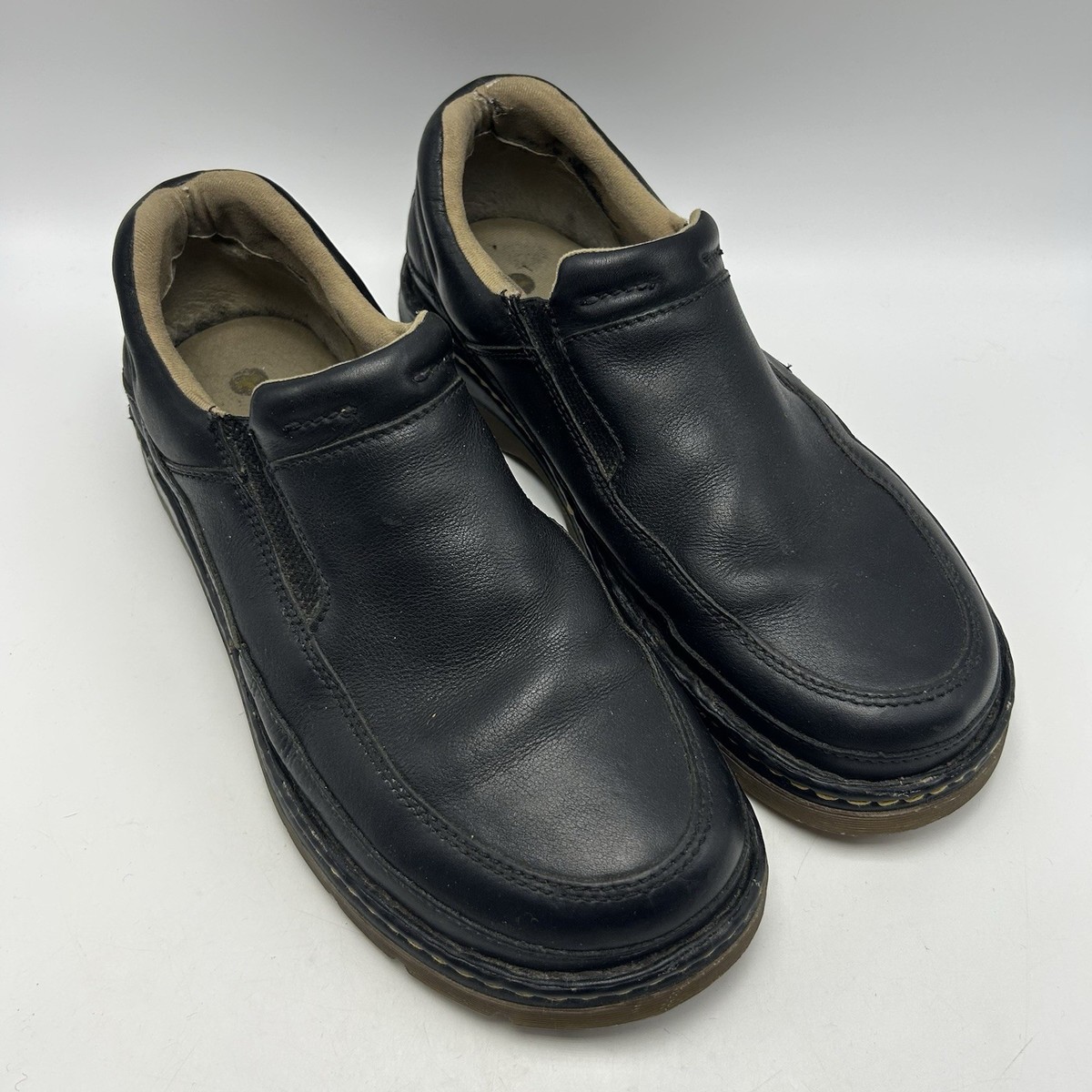 Dr. Martens Tipton Slip On Shoes Black Leather Mens US 12 Made in Vietnam SB2 Dr Doc Martens Loafers Mens 12 M Orson Black Pebbled Leather  main image 2