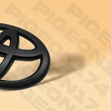 3D Rear Liftgate Emblem Overlay Kit For Rav4 2019-2025 Accessories Black Badge