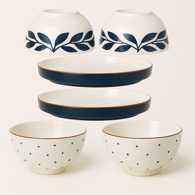 Lenox Blue Bay Luna Nesting-set of 6