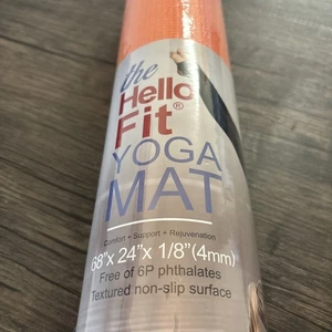 The Hello Fit Yoga Mat Exercise Fitness Workout 68 x 24