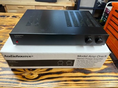 AudioSource Model Amp One/A 2-Channel Power Amplifier NEW OPEN BOX  200W Bridged